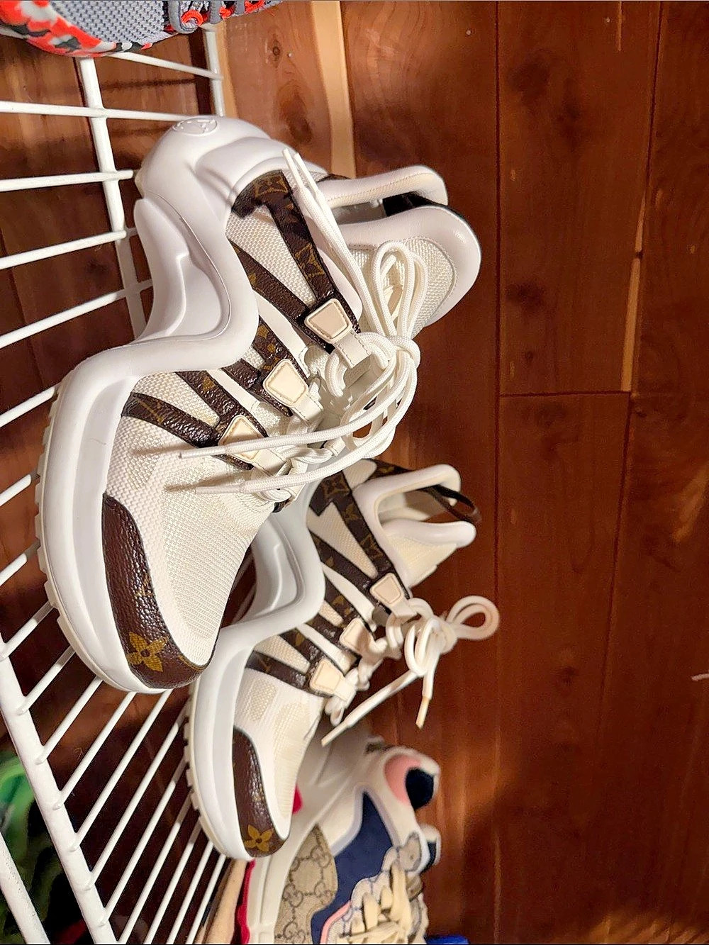 Louis Vuitton LV Archlight Sneaker White & Brown US 7.5